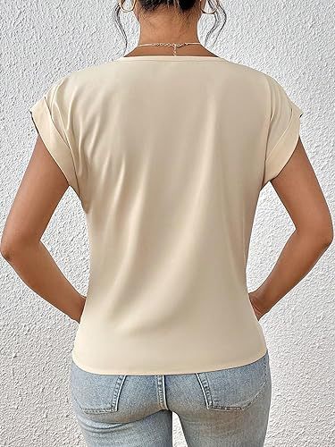 V-neck Short-sleeve T-shirt Summer Casual