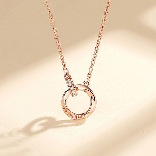 Silver Mobius Strip Necklace