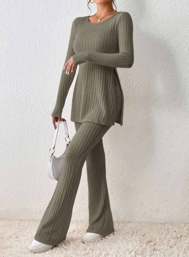 Polyester Solid Color Casual Slim Fashion Elegant Outfit