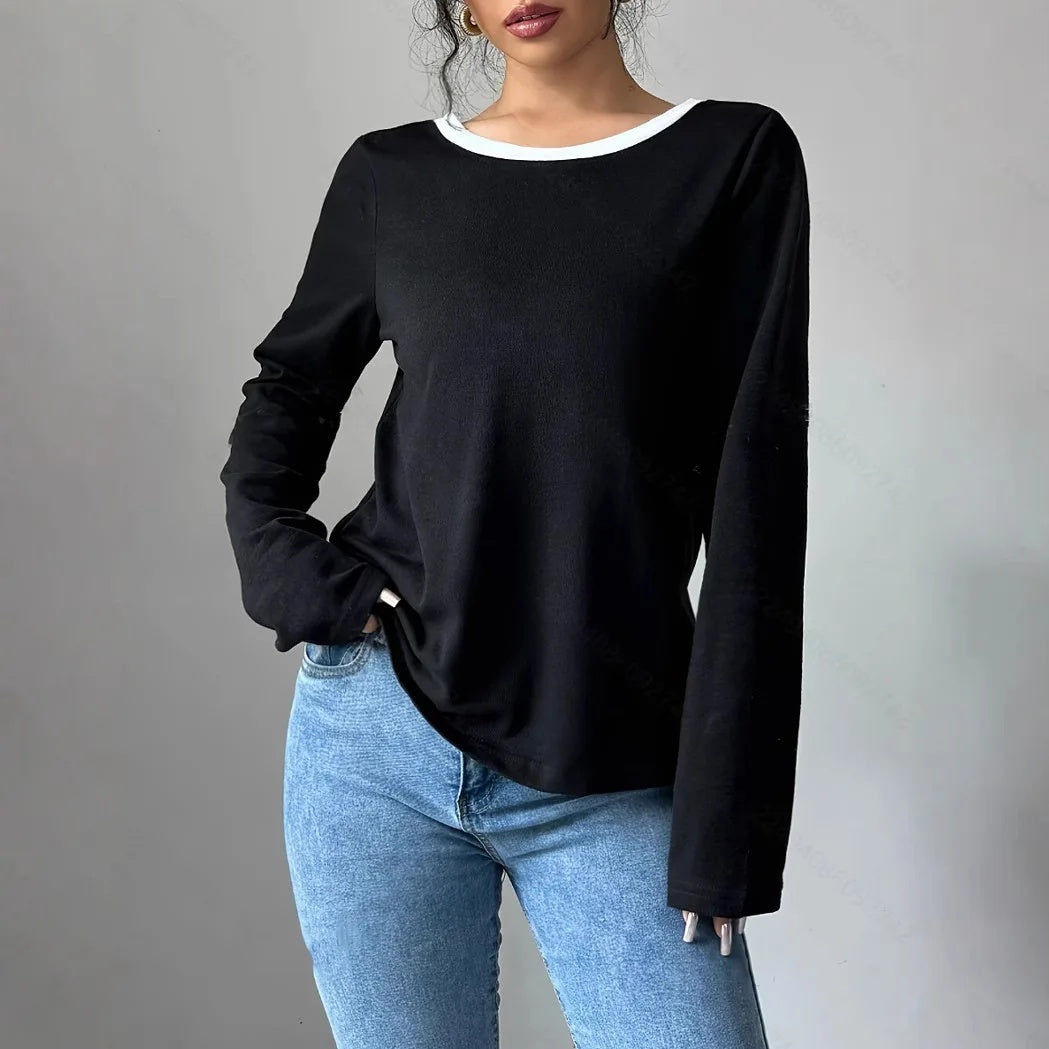 T-Shirt Full Sleeve Base Layer Top Crew Neck Design