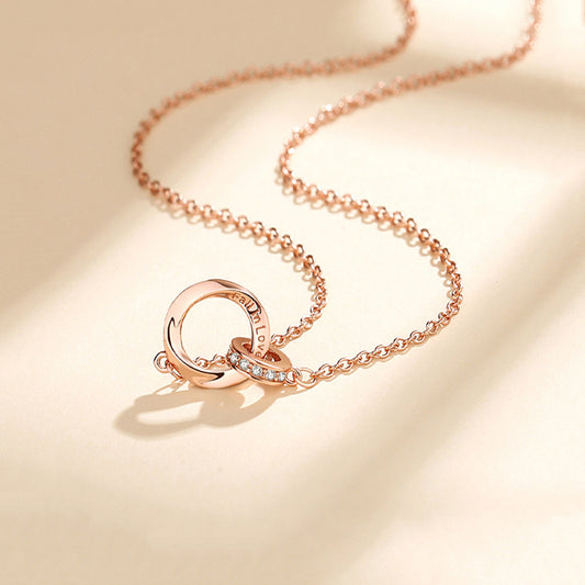 Silver Mobius Strip Necklace